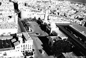 Oran - Gare - Vue aerienne par Jacques Bonneu